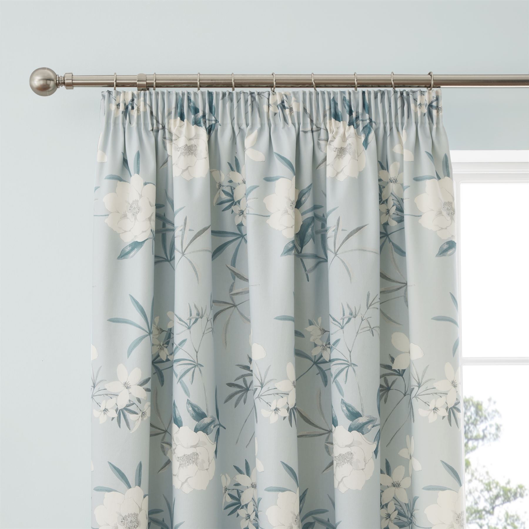 Eve Bleistift Faltenvorhänge mit Krawatten 100 % Baumwolle von Dreams & Drapes Design - Bild 3 von 11