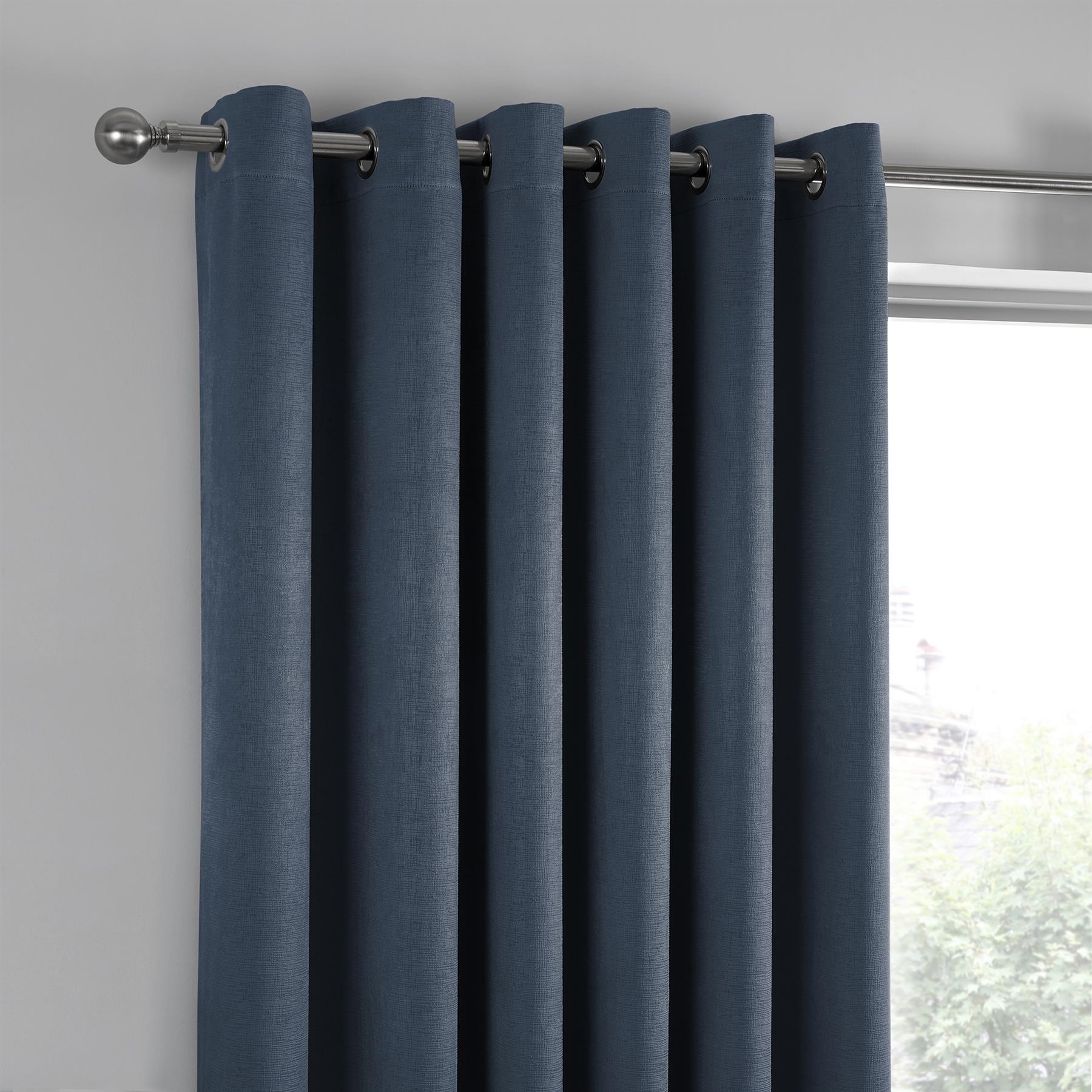Fusion Strata 100 % Polyester dreifach gewebte wärmeisolierende Ösenvorhänge - Bild 21 von 21