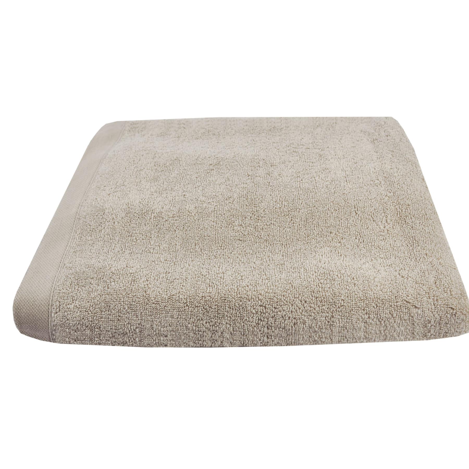 Drift Home Abode Eco BCI Cotton Rich Polycotton Bath and Hand Towels in Natural - Picture 4 of 6