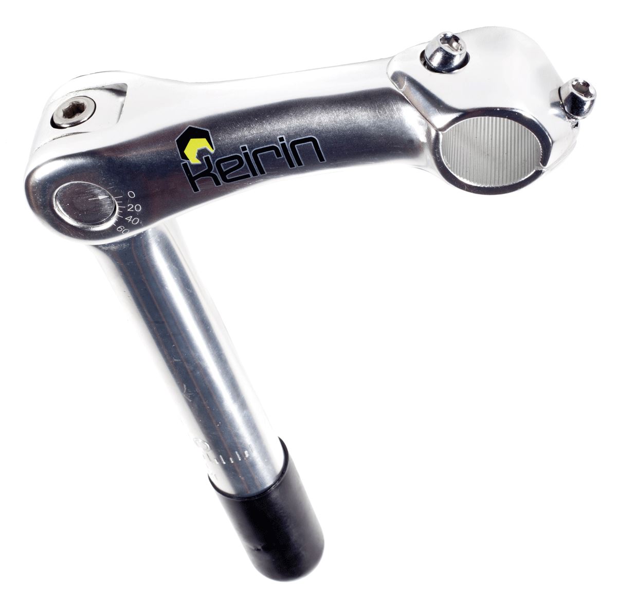 Bikeit Bicycle//Cycle Keirin Adjustable Stem For 1 1//8/" Ahead System Silver//Black