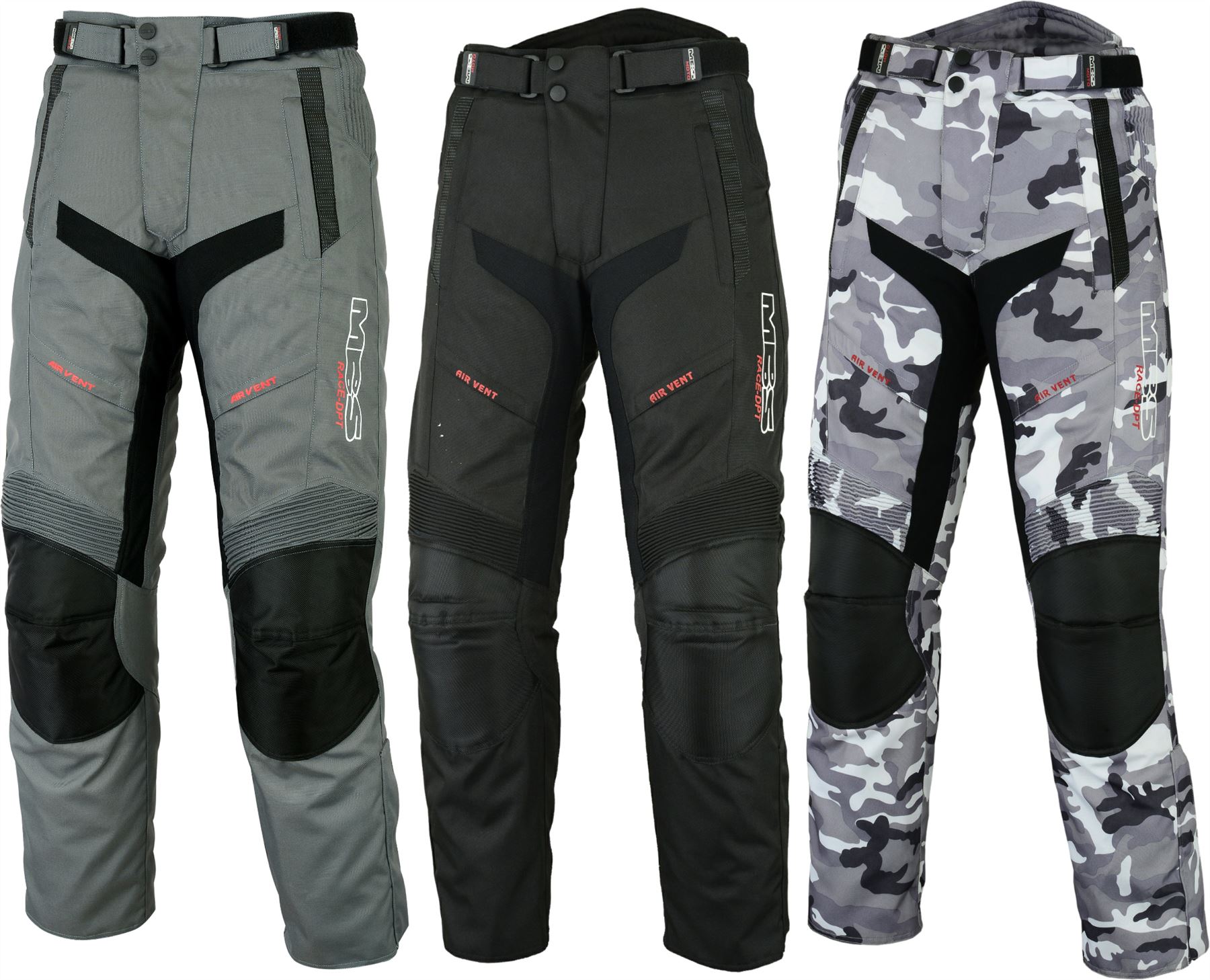 impermeable de tejido de cordura Pantalones MBSmoto para motoristas resistente al viento de la talla XL y de color antracita MP-51