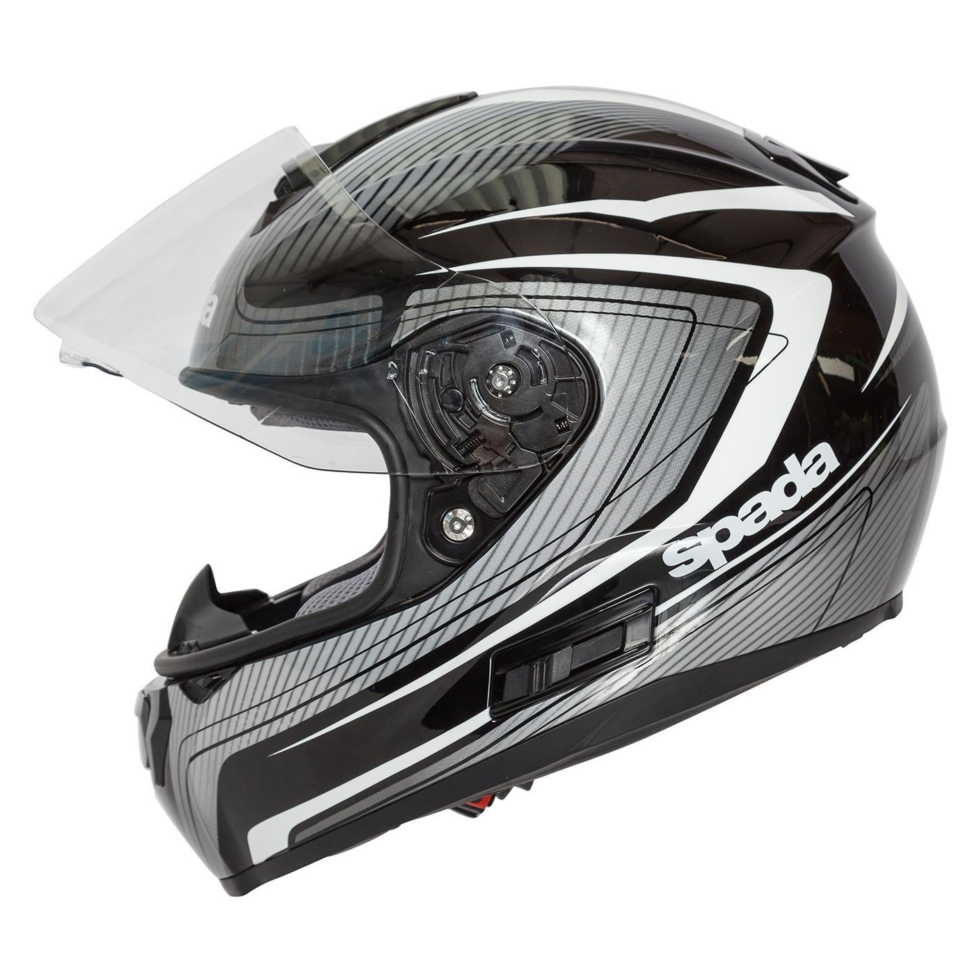 Spada SP16 Gradient Full Face Motorcycle Motorbike Crash Helmet Sun Visor Sale