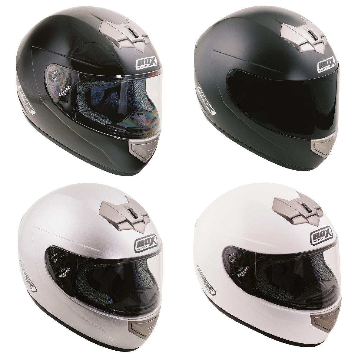 53-54cm VCAN V158 Evo Motocross Helmet Motorbike Motorcycle Full Face Helmet Black XS