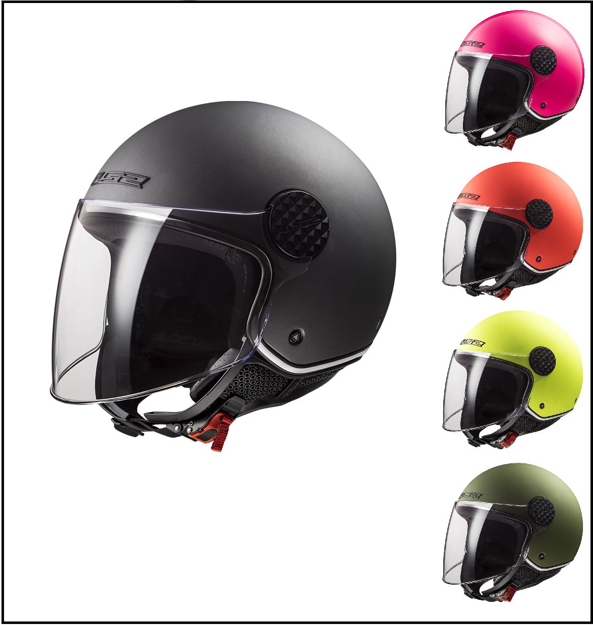 LS2 Junior Helmet Children Kids Open Face Scooter Motorcycle LS2 Junior Helmet Children Kids Open Face Scooter Motorcycle