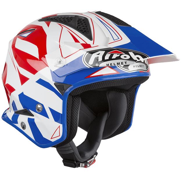 Airoh Mx-Trial-Helm Trr Wintage Blau Xx-Large , Blau