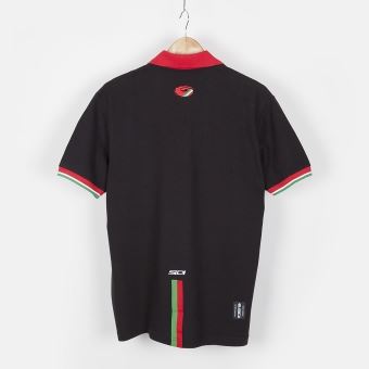 SIDI CASUALS POLO SHIRT HERITAGE GREY MOTORCYCLE TRACK PADDOCK WEAR