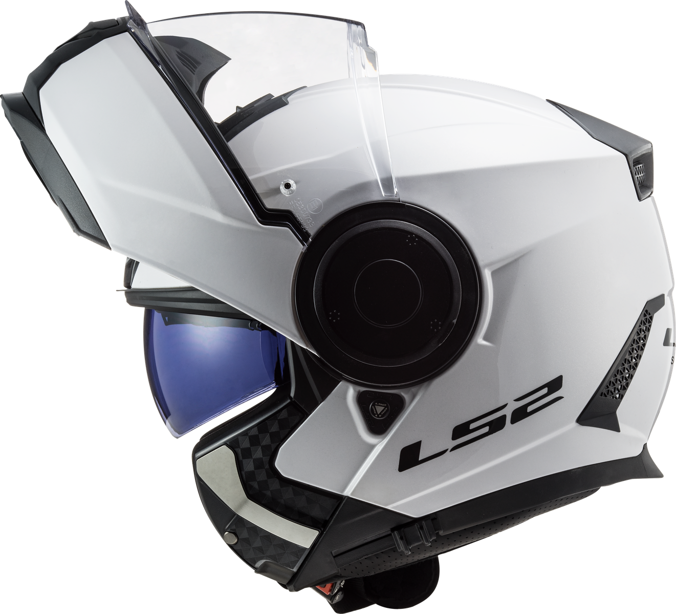 LS2 FF902 Scope Solid White Flip Up Front Modular Motorcycle Bike Urban  Helmet | eBay