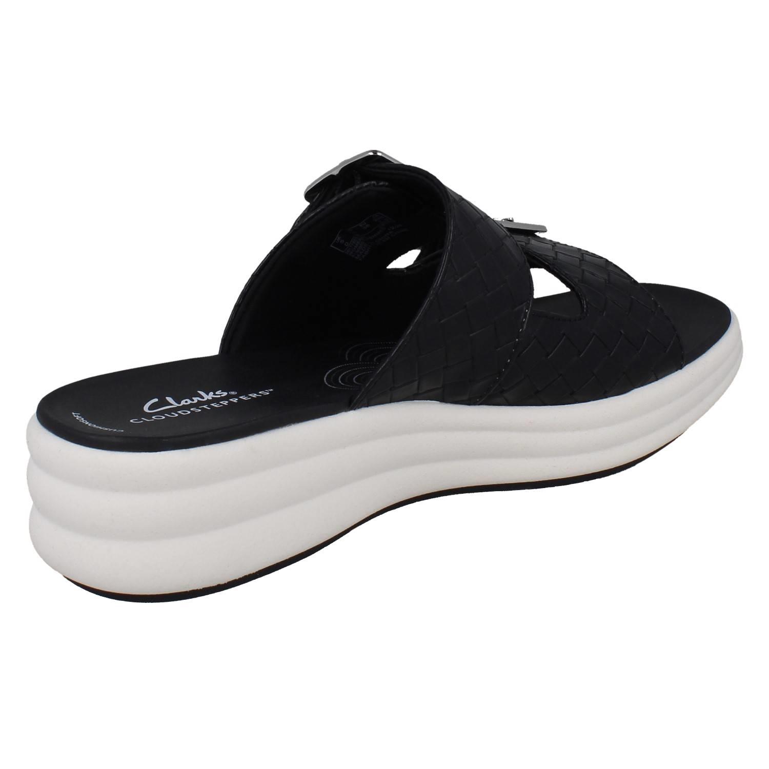 Mujer Clarks Cloudsteppers Sintético Tejido Hebilla Sandalias: Drift Hebilla - Imagen 6 de 19