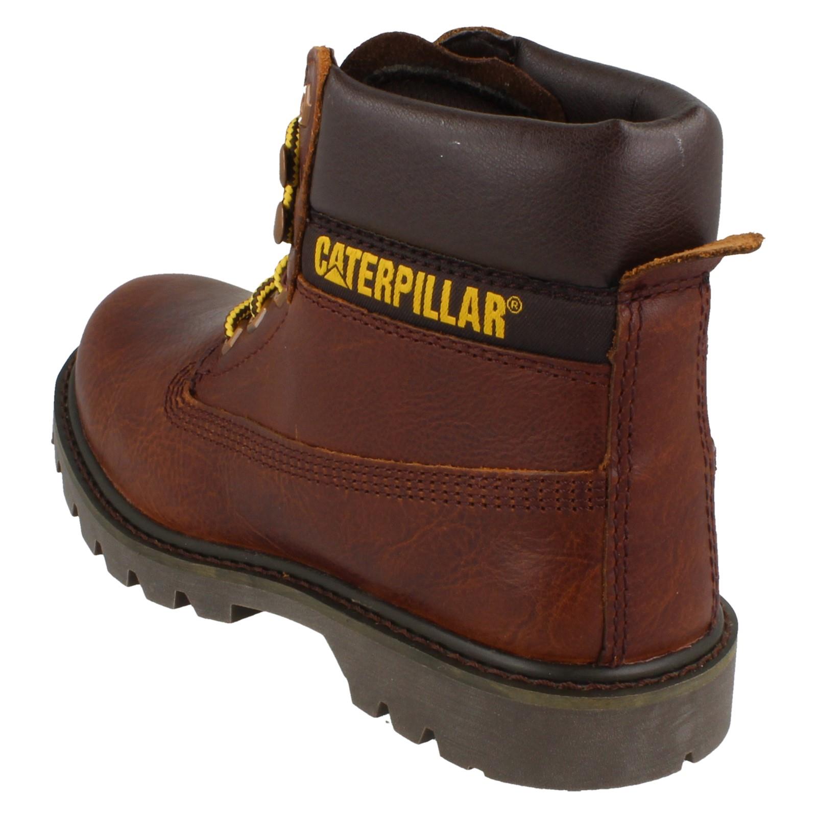 Unisex Caterpillar Leather Lace Up Boots Good Tread: Colorado 2.0 P110962 - Picture 4 of 10