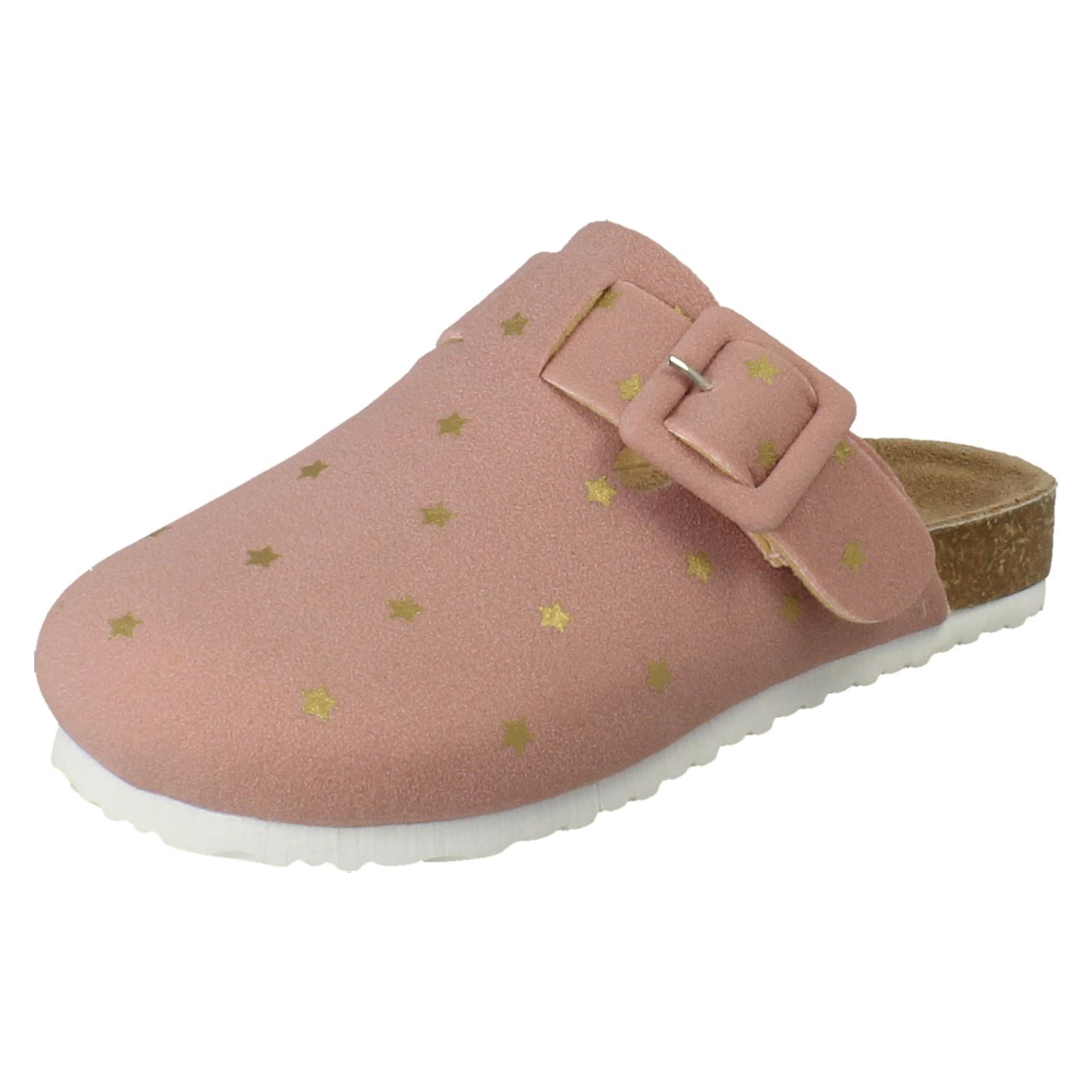 Girls Pineapple Casual Slip On Mule Shoes Loungewear Clogs Slippers H2R698 - Picture 2 of 10