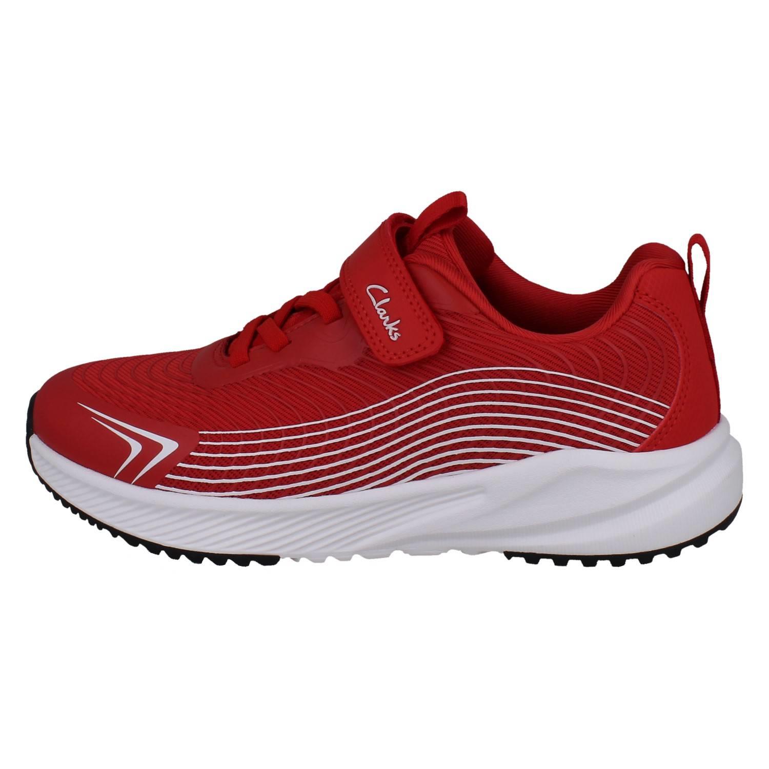 Kids Clarks Padded Textile Breathable Lightweight Sports Trainers *Deyes Dash* - Picture 57 of 64