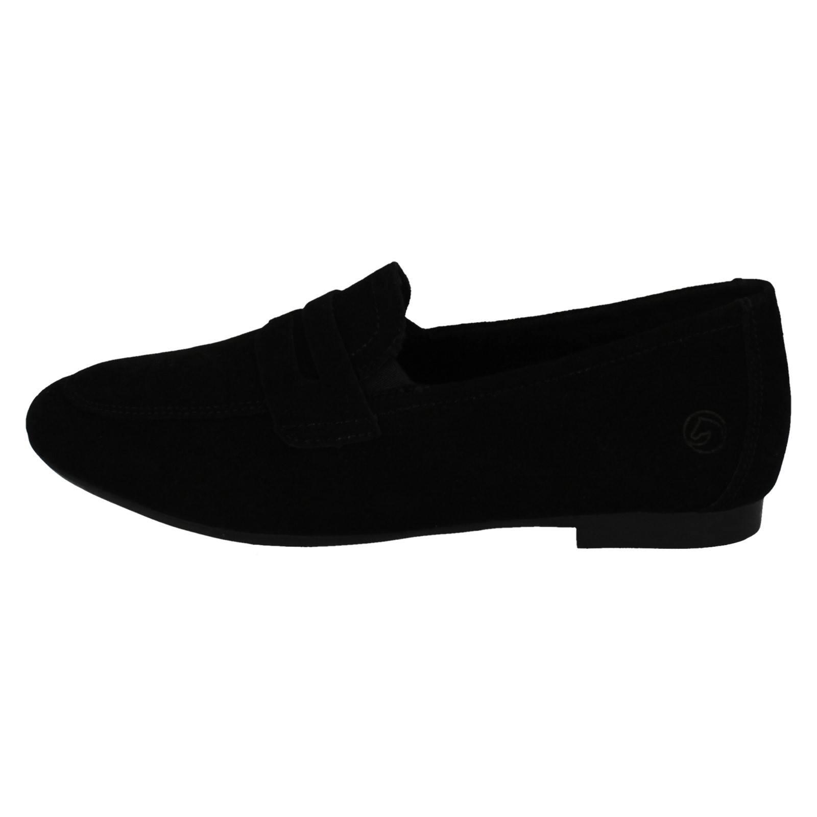 Ladies Remonte Lightweight Leather/Synthetic Flat Summer Loafer Shoes D0K02 - Picture 3 of 10