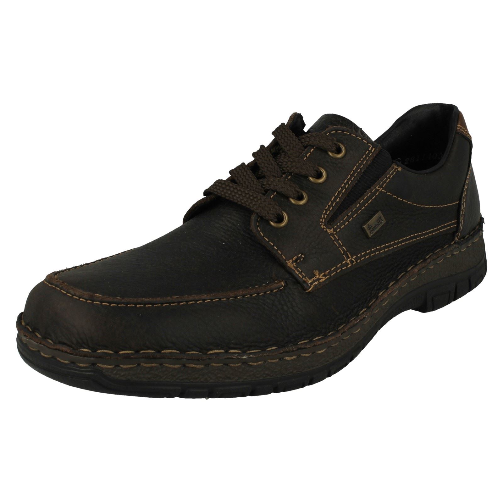 Mens Rieker Casual Lace Up Shoes '05100' - Picture 2 of 10