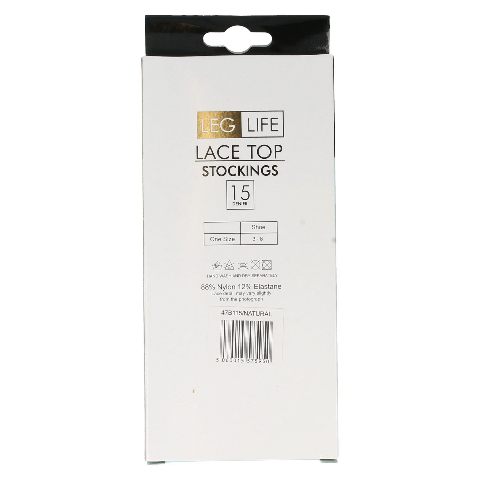 Medias de encaje estilo Leg Life para dama - 47B115 - Imagen 3 de 3