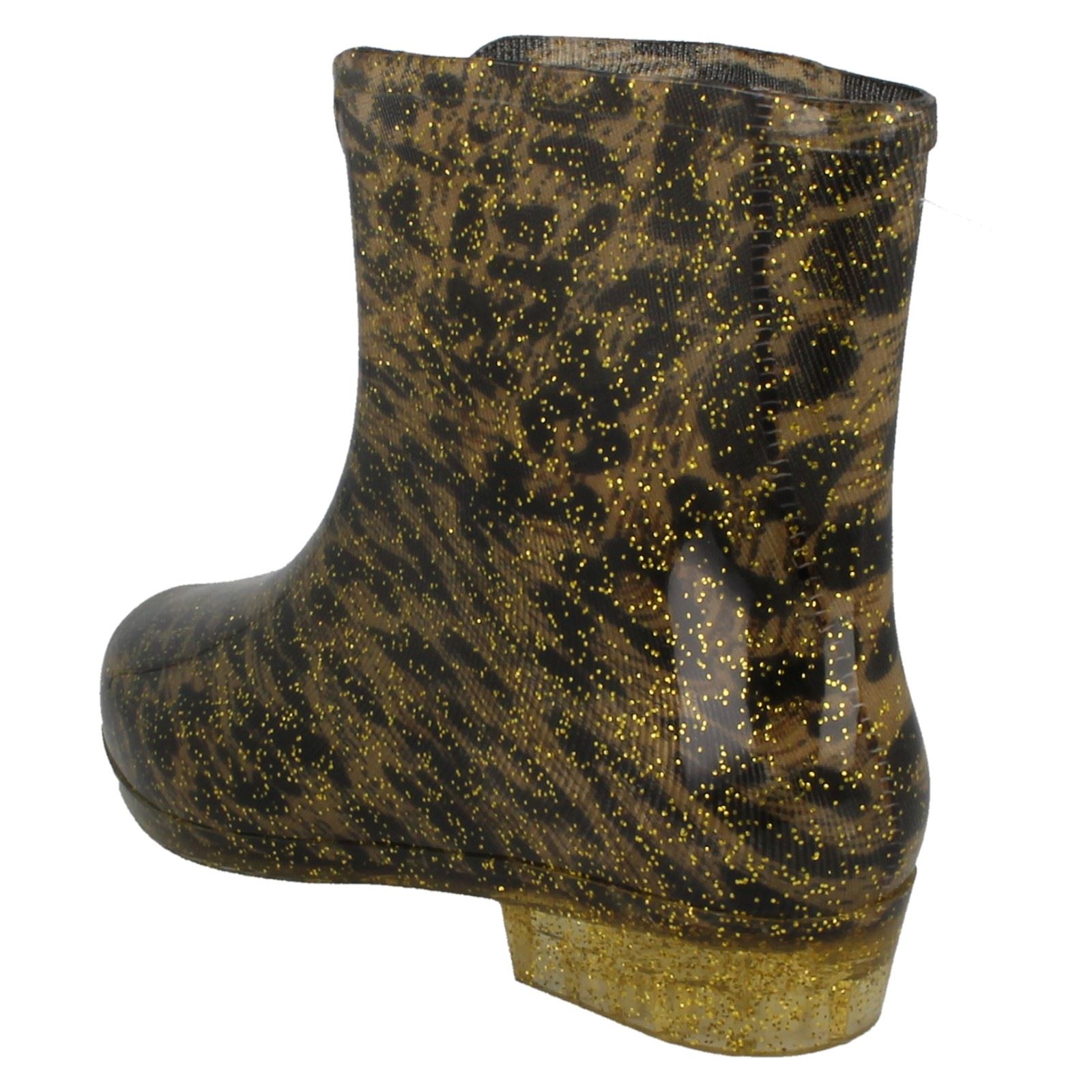 'Botas Wellington' con estampado de leopardo para damas - Imagen 4 de 10