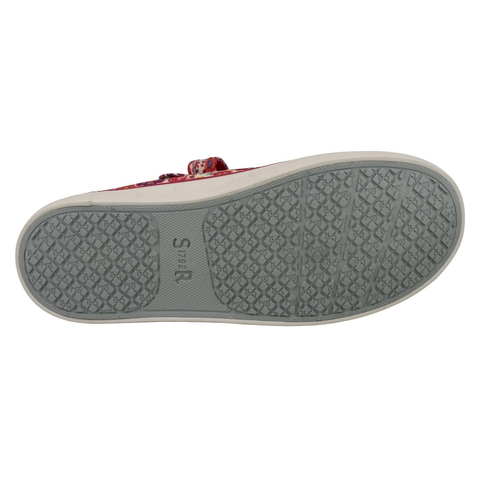 "Zapatos de lona Mary Jane florales detallados florales para niñas ""Busy Lizzy"" - Imagen 17 de 19