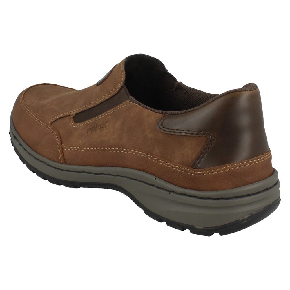 Mens Rieker Slip On Casual Shoes Extra Wide Fit Removable Insoles *03365* - Picture 13 of 19