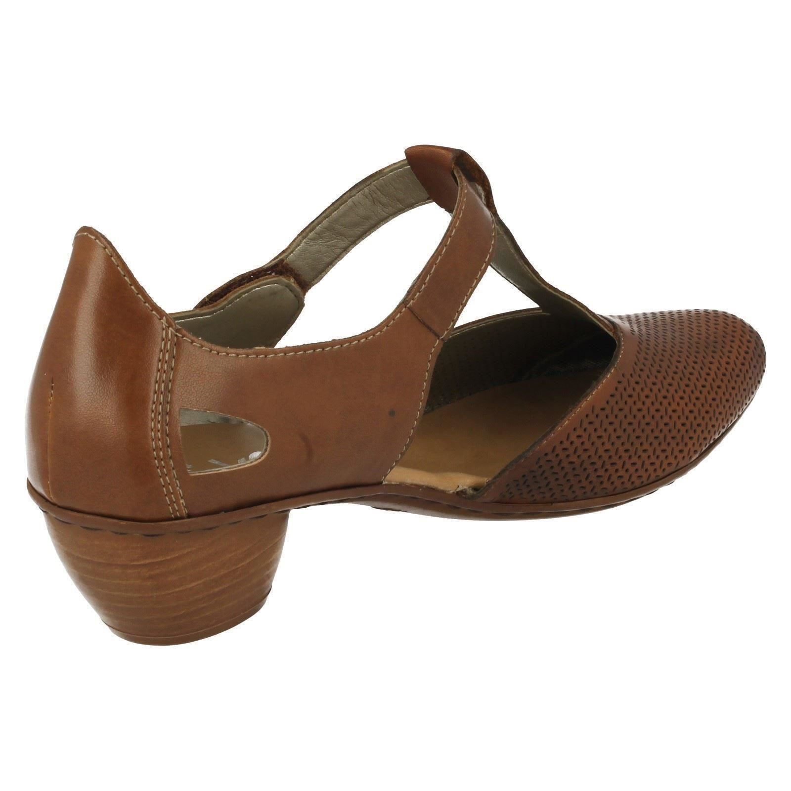 de Rieker Marrón Loop Zapatos 43730 para Hook mujer tacón Smart SEqwdw6