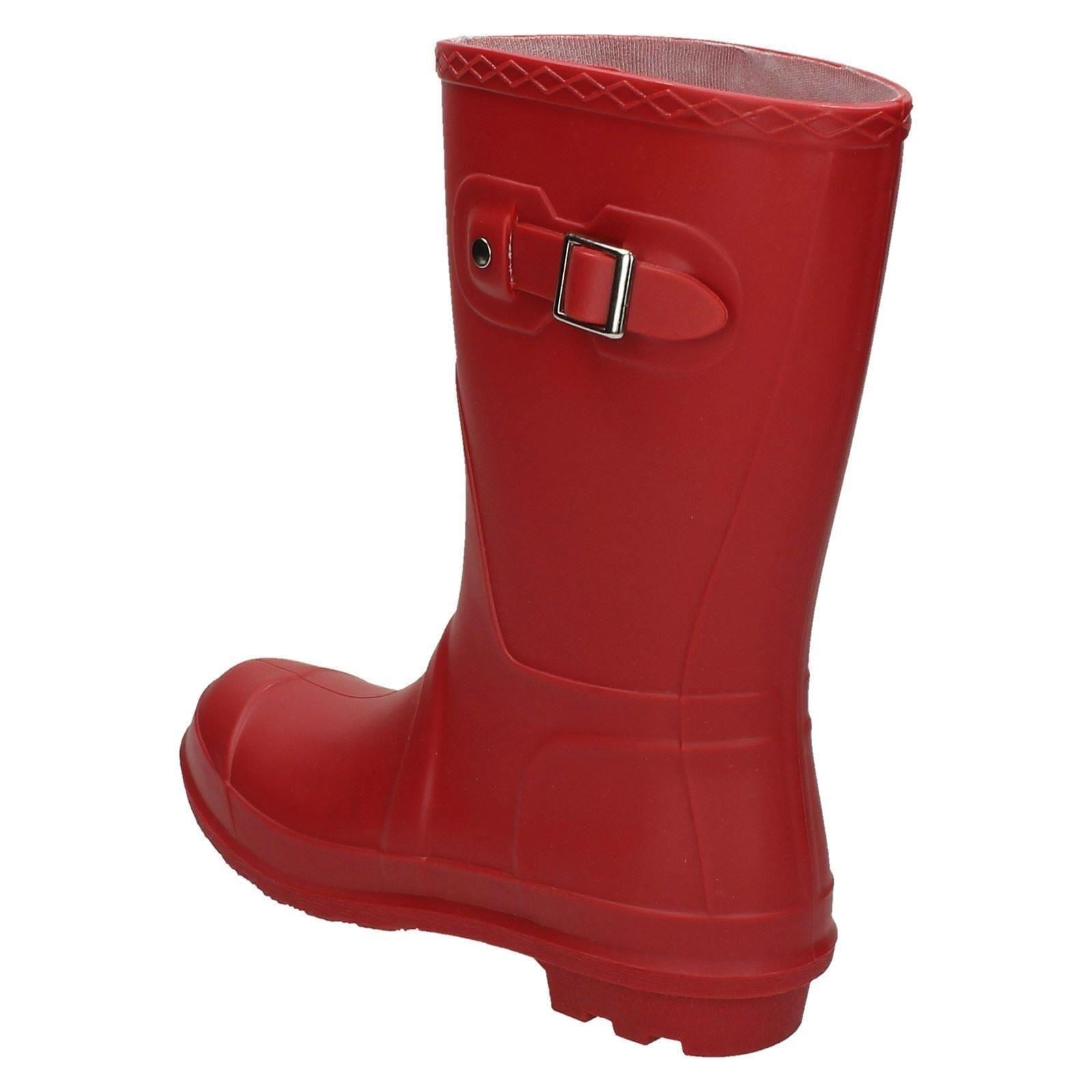 Womens Spot On Casual Wellington Boots X1R219 - Picture 31 of 37
