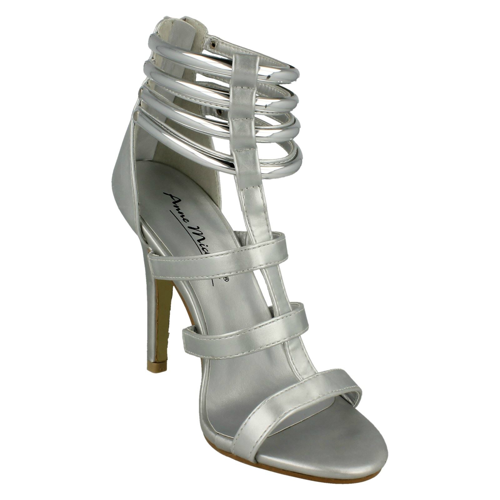 Ladies Anne Michelle Open Toe Heeled Sandals - Picture 28 of 28