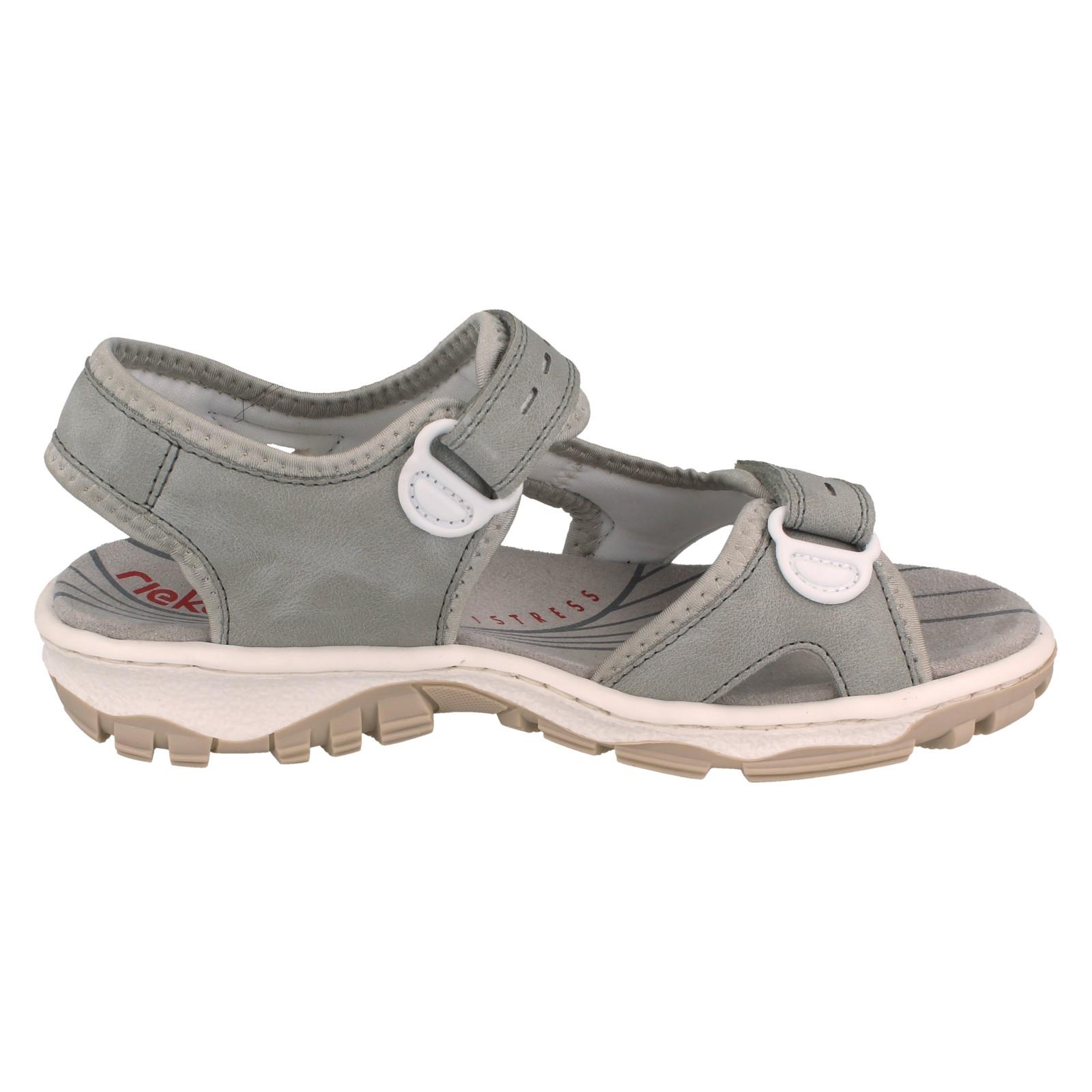Sandalias de verano Rieker sintéticas antiestrés estilo deportivo para dama 68866 - Imagen 28 de 46