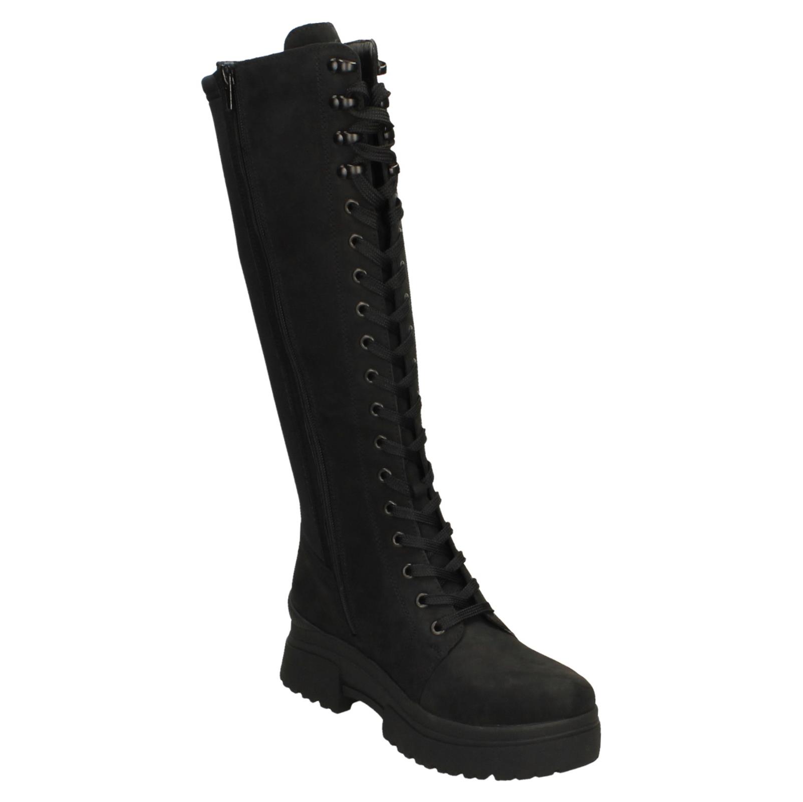 Stivali alti ginocchio donna R-EVOLUTION di Rieker eleganti schiena elasticizzati W0390 - Foto 8 di 10