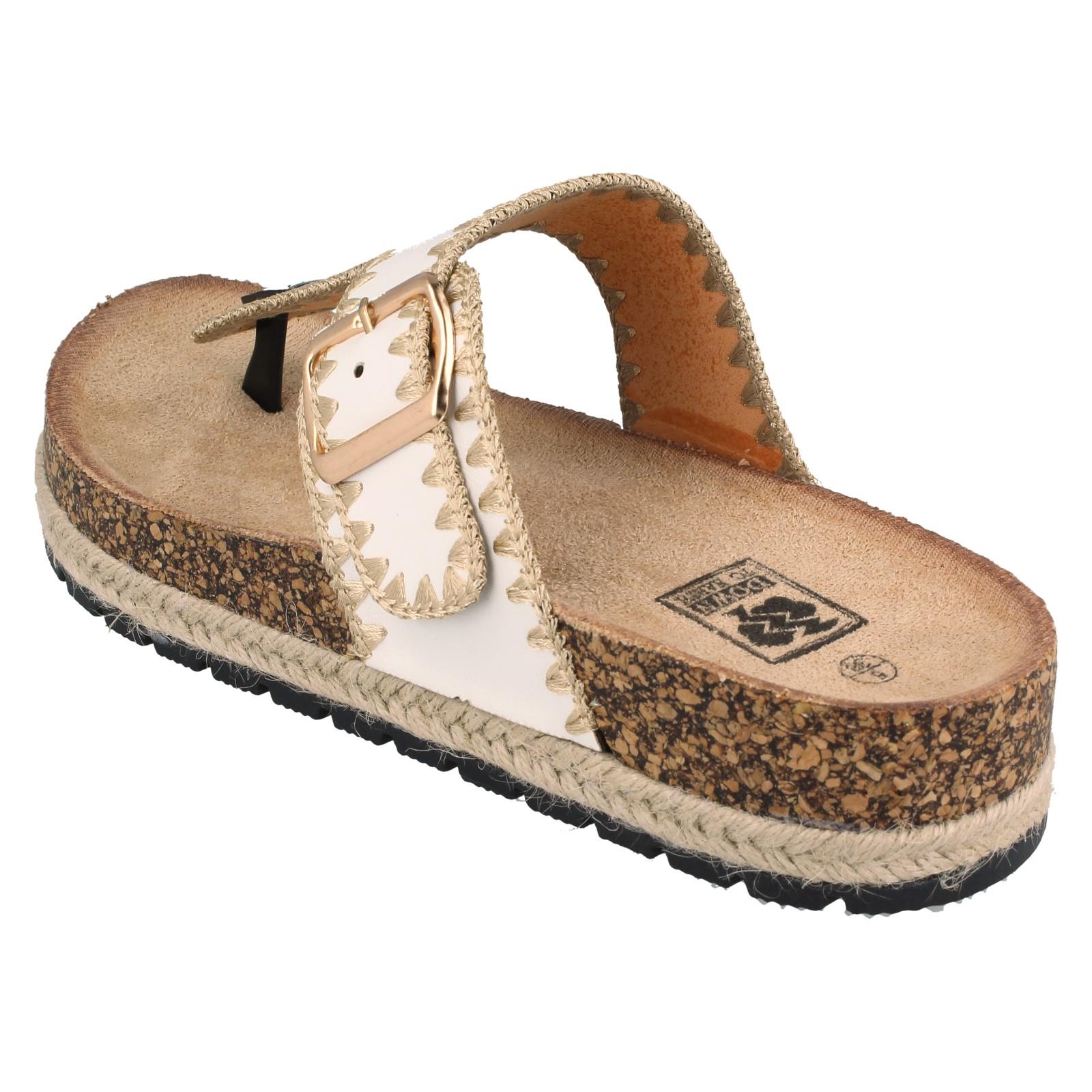 Ladies Down To Earth F12105 Toe Post Sandals - Picture 13 of 19