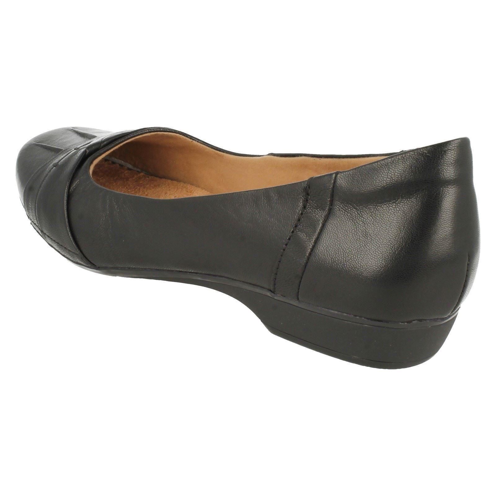 Fria Slip Shoes Smart Clarks Blanche Donna On Ballerina Nera qOXavwqx