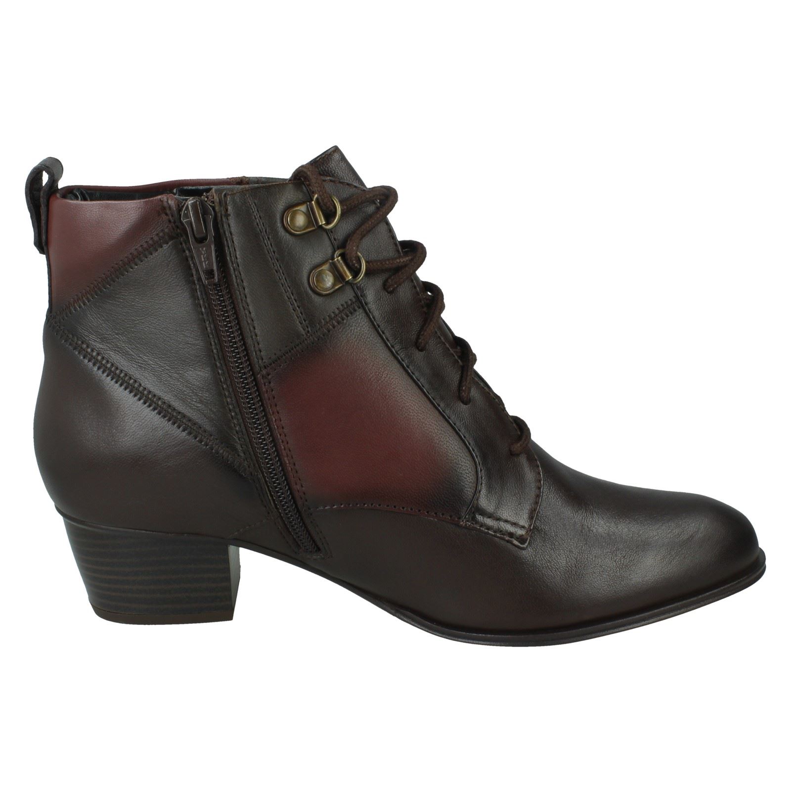 Ladies Van Dal Lace Up Ankle Boots Lark - Picture 12 of 19