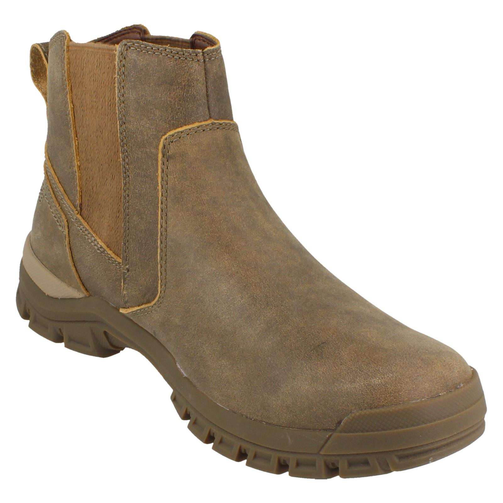 Mens Caterpillar Leather Pull On Dealer Boots Threshold Chelsea Boots - Picture 17 of 19