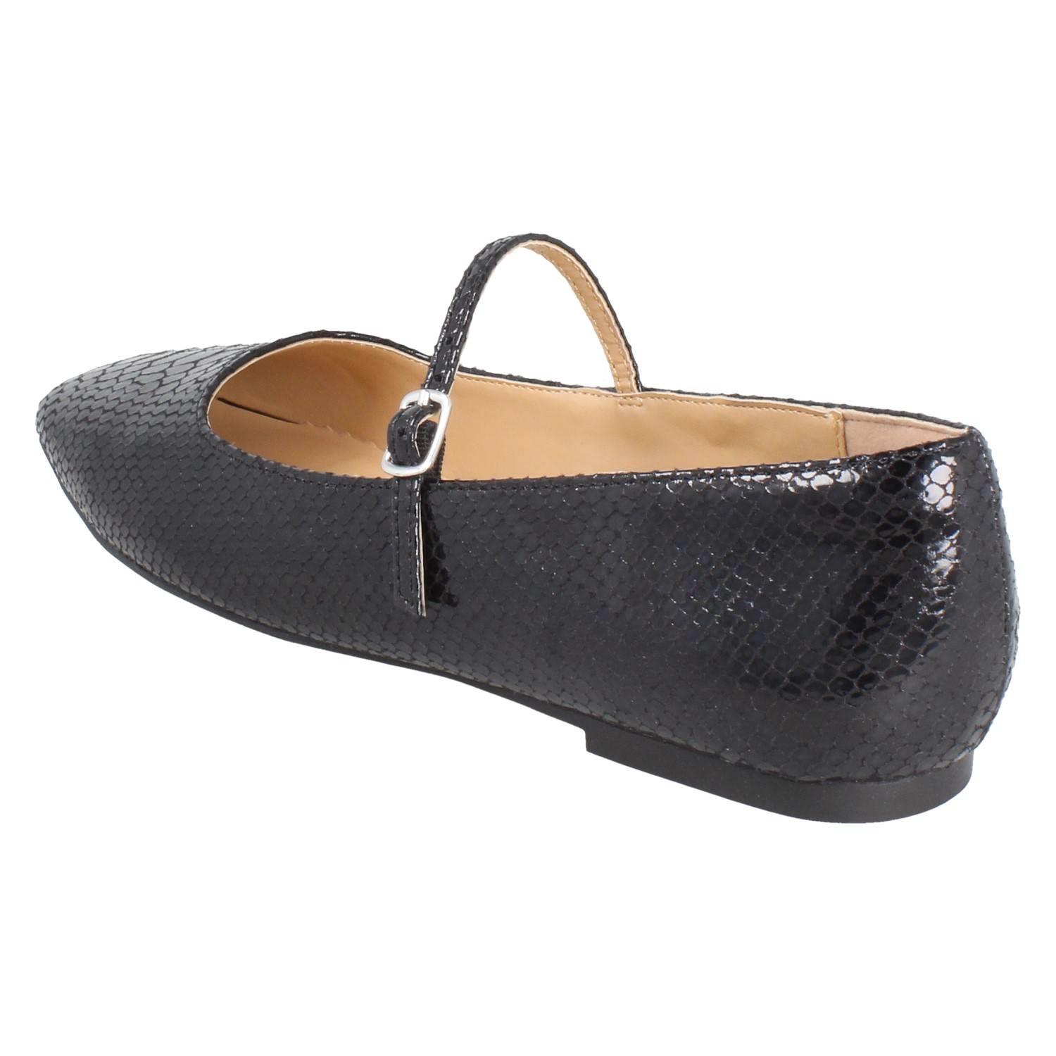 Bailarinas De Dama Clarks Con Punta Cuadrada De Textil Y Hebilla *Emelina Gem* - Imagen 4 de 19