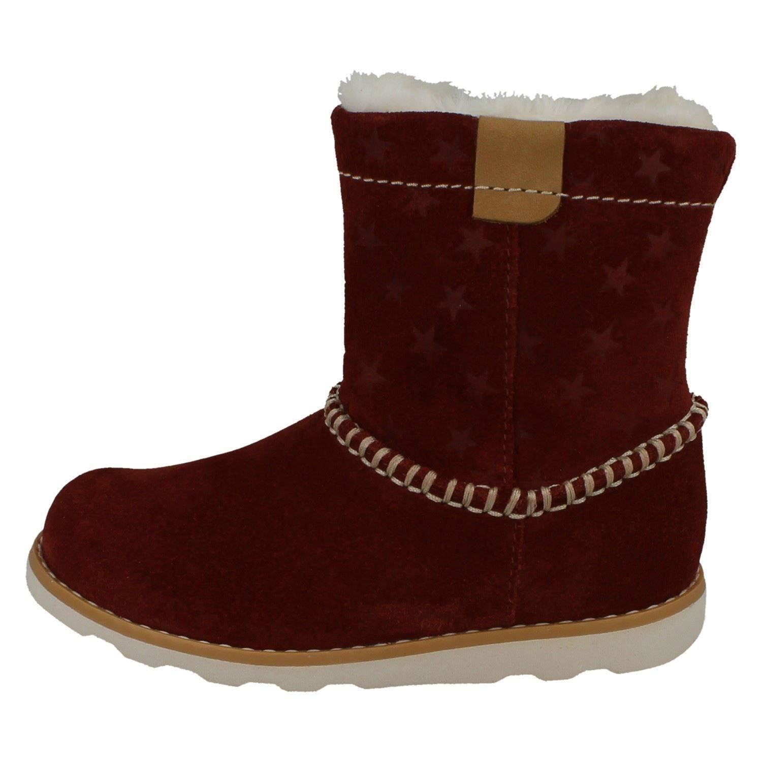 Niñas Clarks Informales con Cremallera Calentadas Botas Corona Piper - Imagen 7 de 28