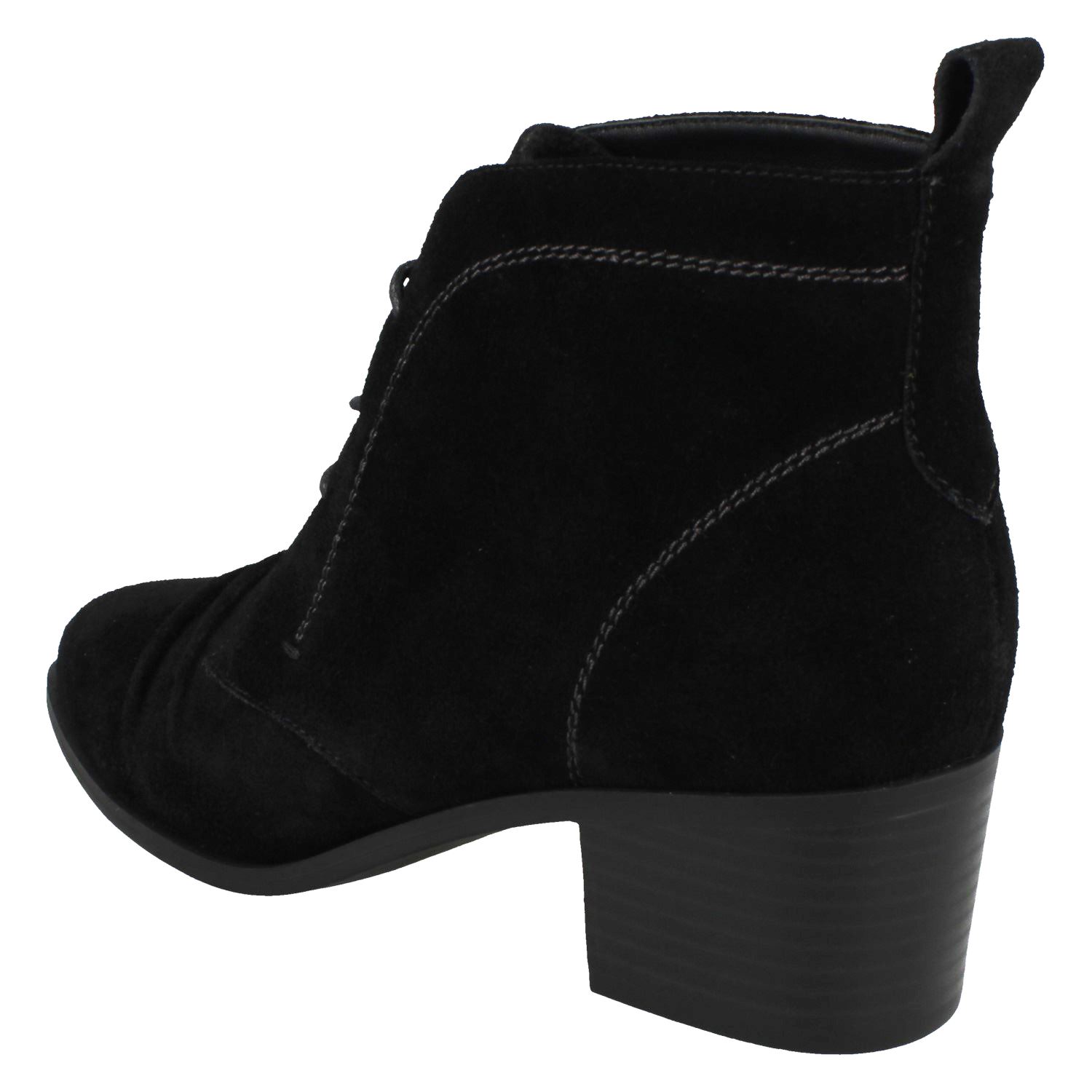 Damen Leder Kollektion Wildleder Schnürstiefeletten - Bild 4 von 10