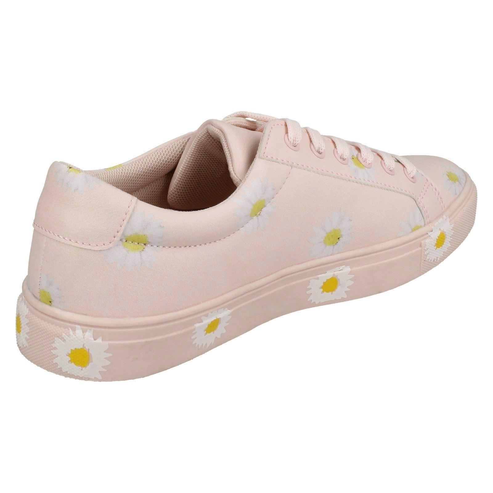 Ladies Spot On Daisy Print Pumps, Trainers F8R0348 - Picture 24 of 28