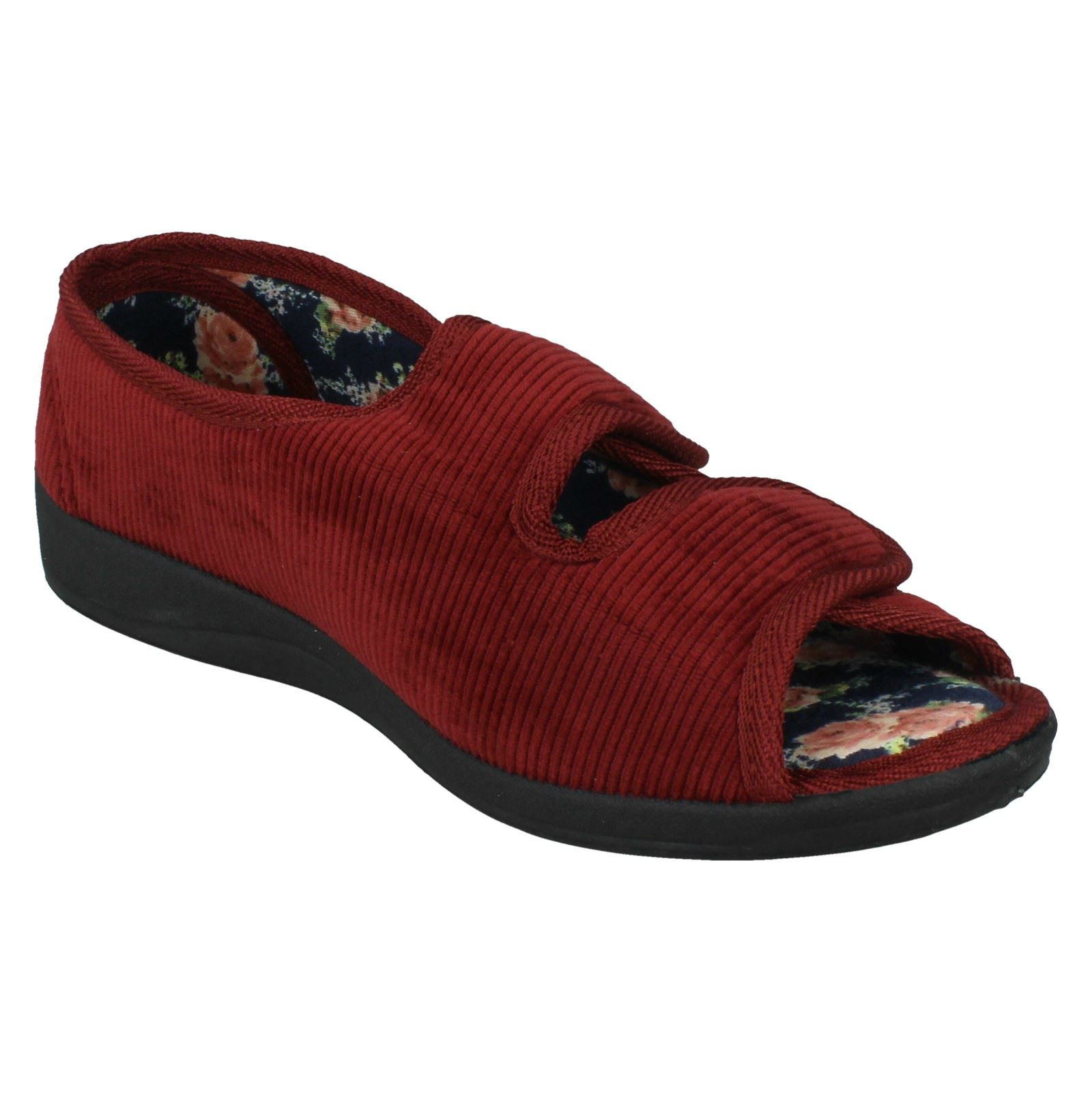 "Pantuflas forradas florales ""Mary"" para damas Four Seasons" - Imagen 17 de 28