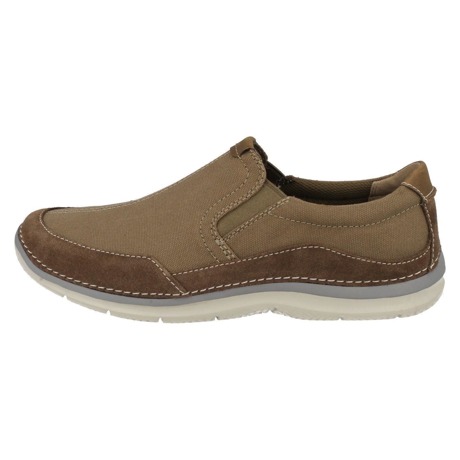Free Ripton Zapatillas sin verde para hombre casual cordones Clarks Olive UqqfxwFv1