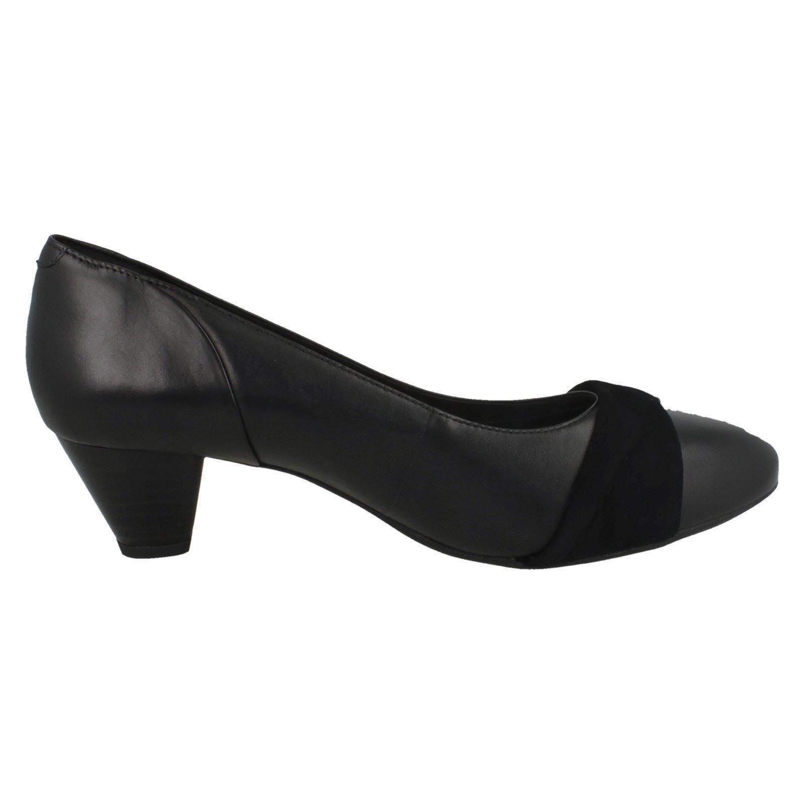 Ladies Ladies Ladies Clarks Formal Heeled Court shoes Denny Louise 26aa03 Ladies Ladies Ladies Clarks Formal Heeled Court shoes Denny Louise 26aa03