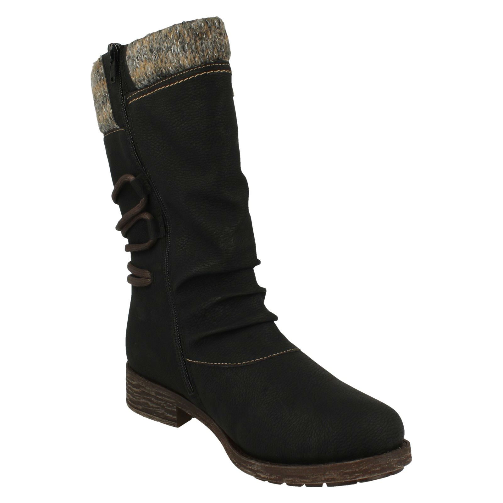 Botas Remonte-Tex informales con cremallera forradas cálidas para dama D8070 - Imagen 6 de 28