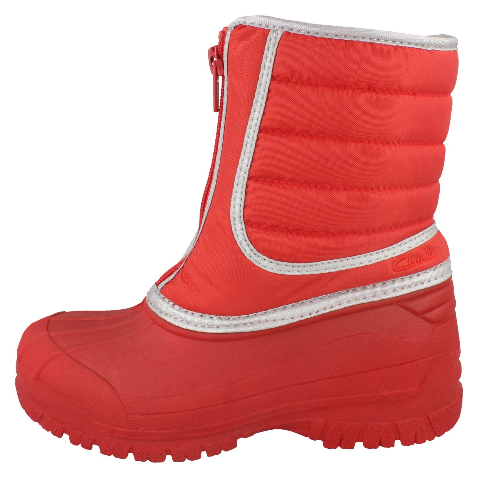 Clarks rojo para niñas de Botas trail' 'snow nieve wIFqxPBv