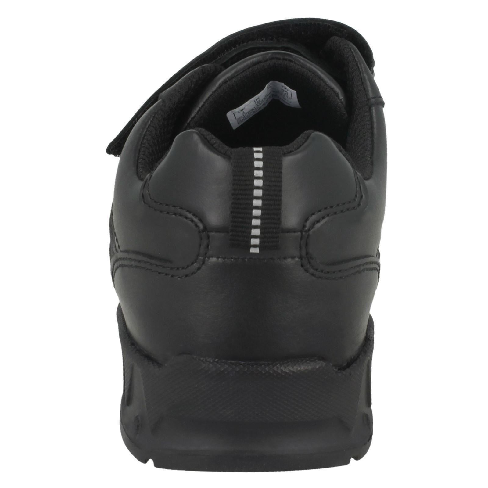 Gloforms By Clarks Boys Double Strap School Shoes Maris Fire