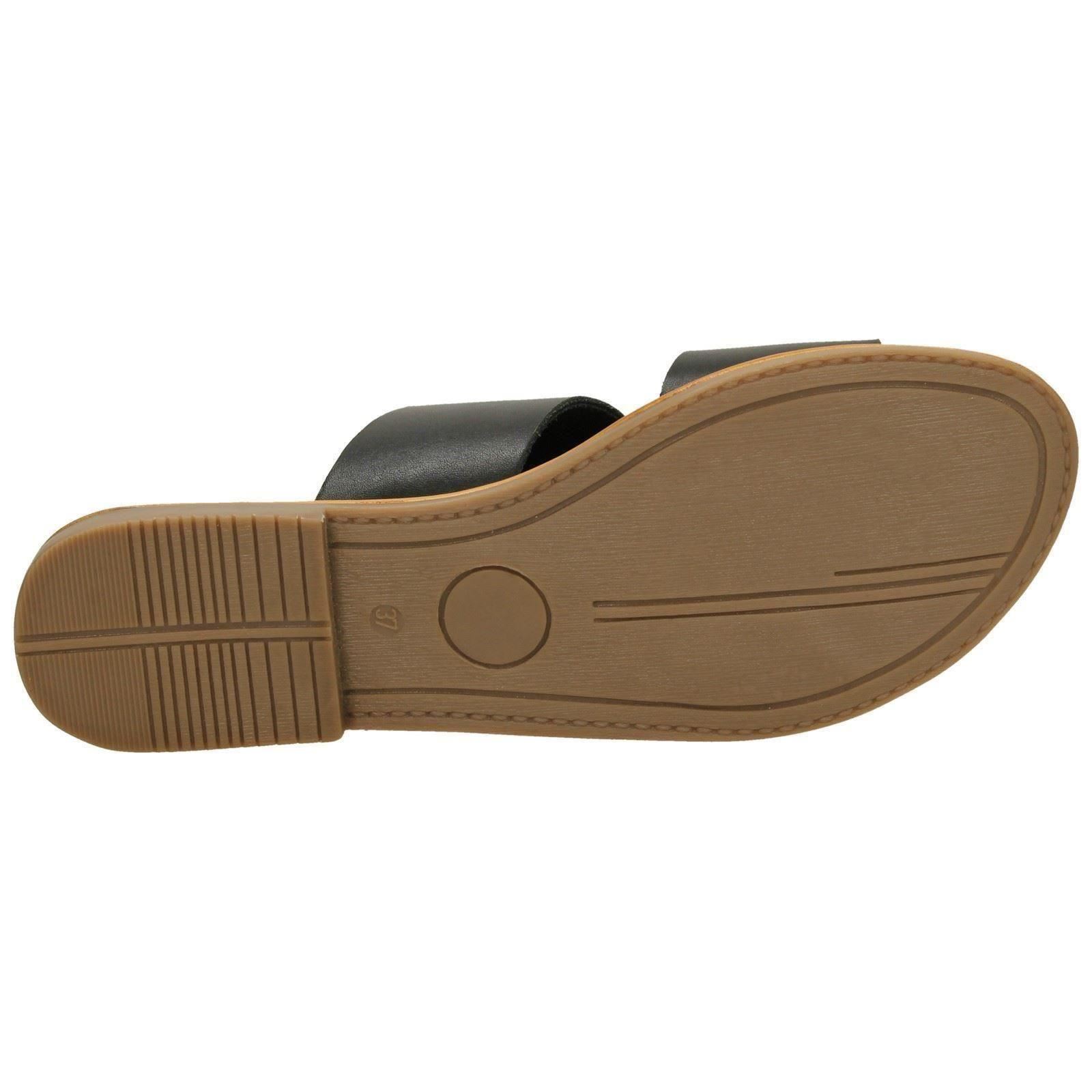 Ladies Leather Collection Double Strap Mules - Picture 10 of 28