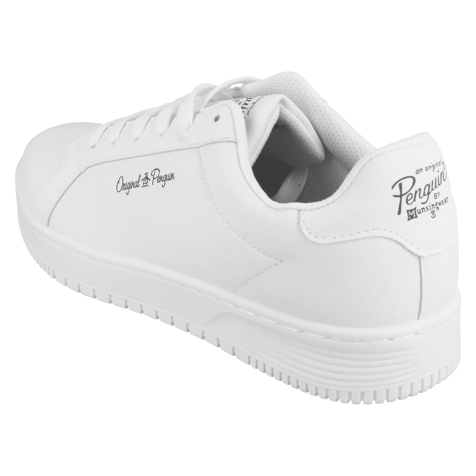 Mens Penguin Lace up Trainers Selwyn Pen0626 - Picture 13 of 19