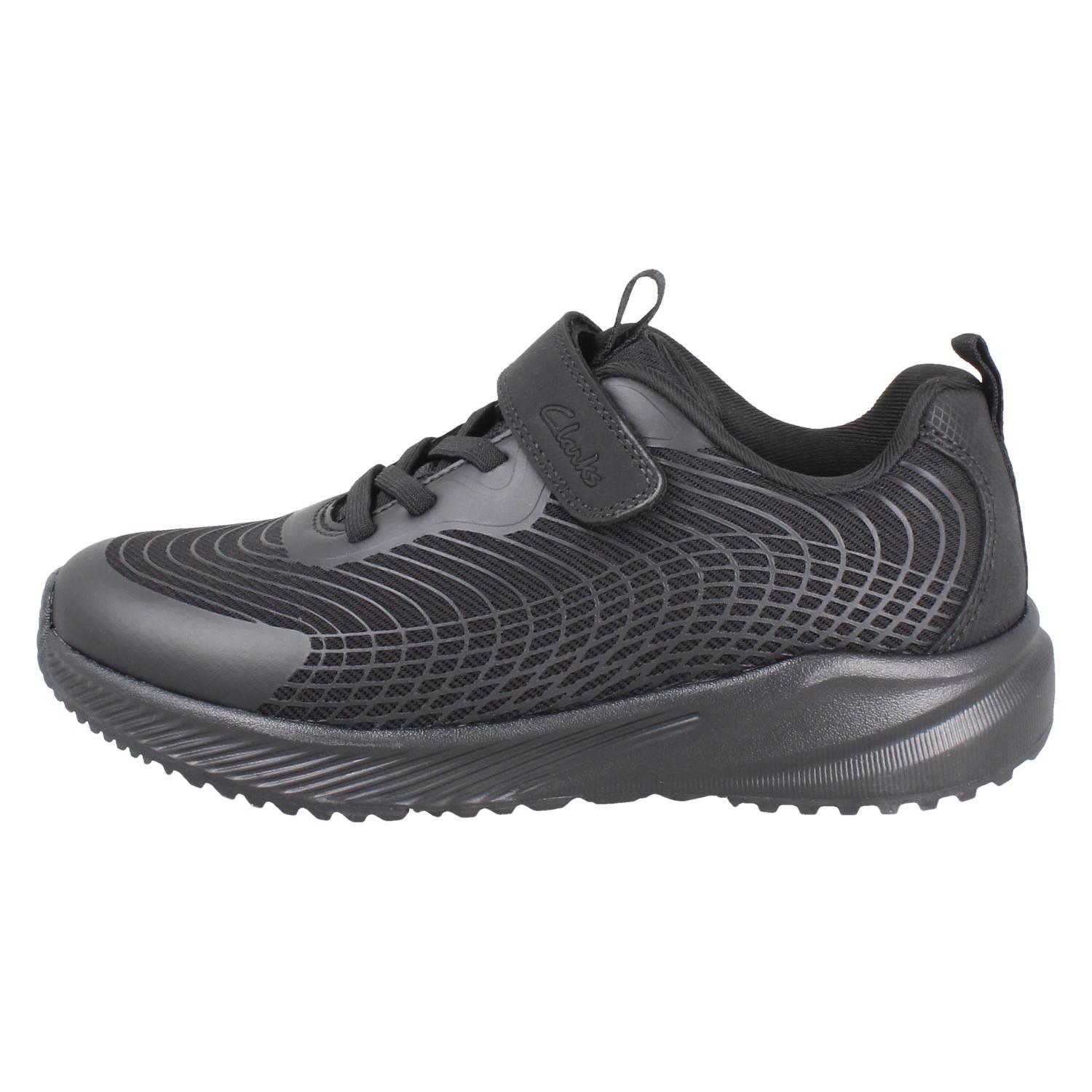 Kids Clarks Padded Textile Breathable Lightweight Sports Trainers *Deyes Dash* - Picture 3 of 64