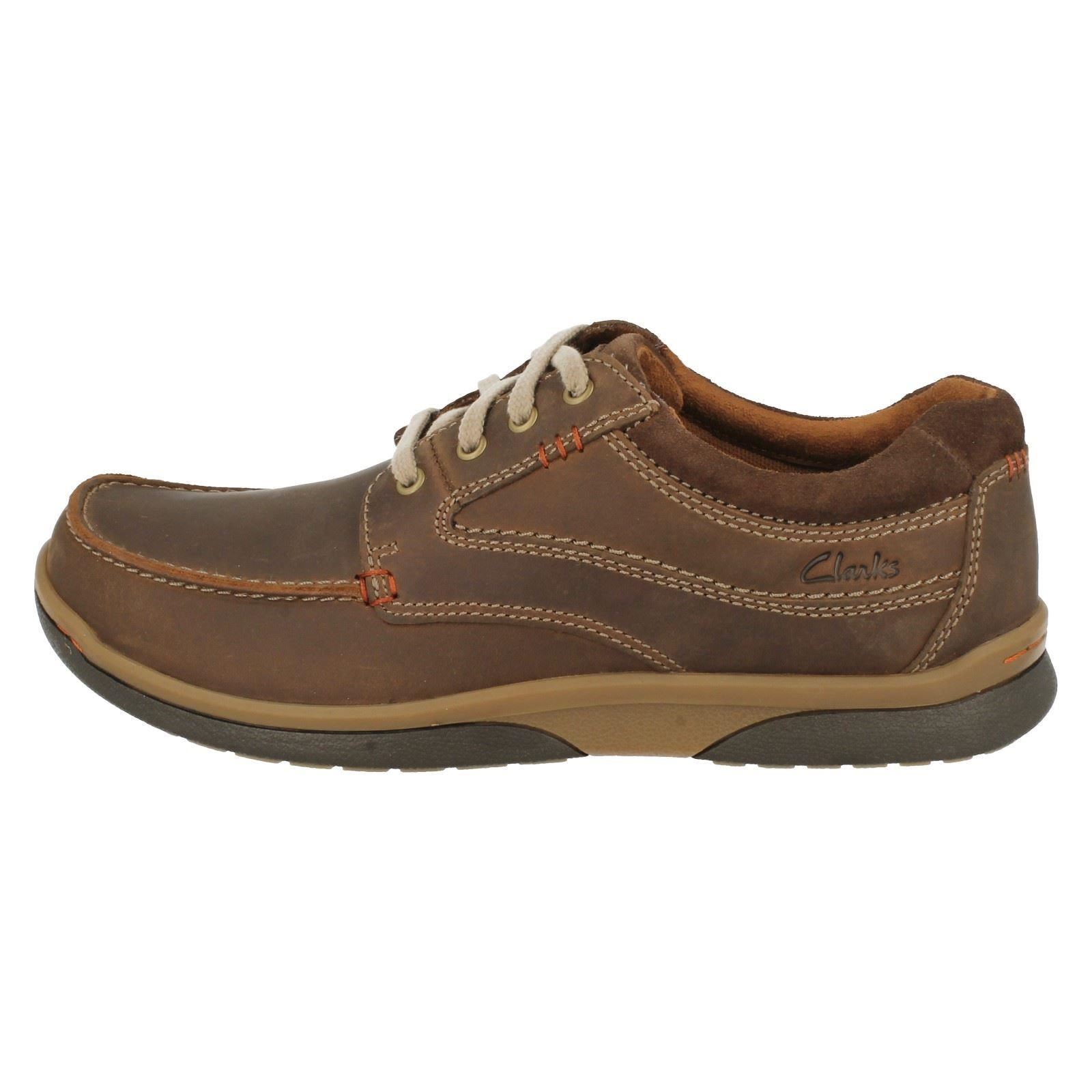 Da Uomo Clarks Lacci Scarpe Casual-Randle Walk