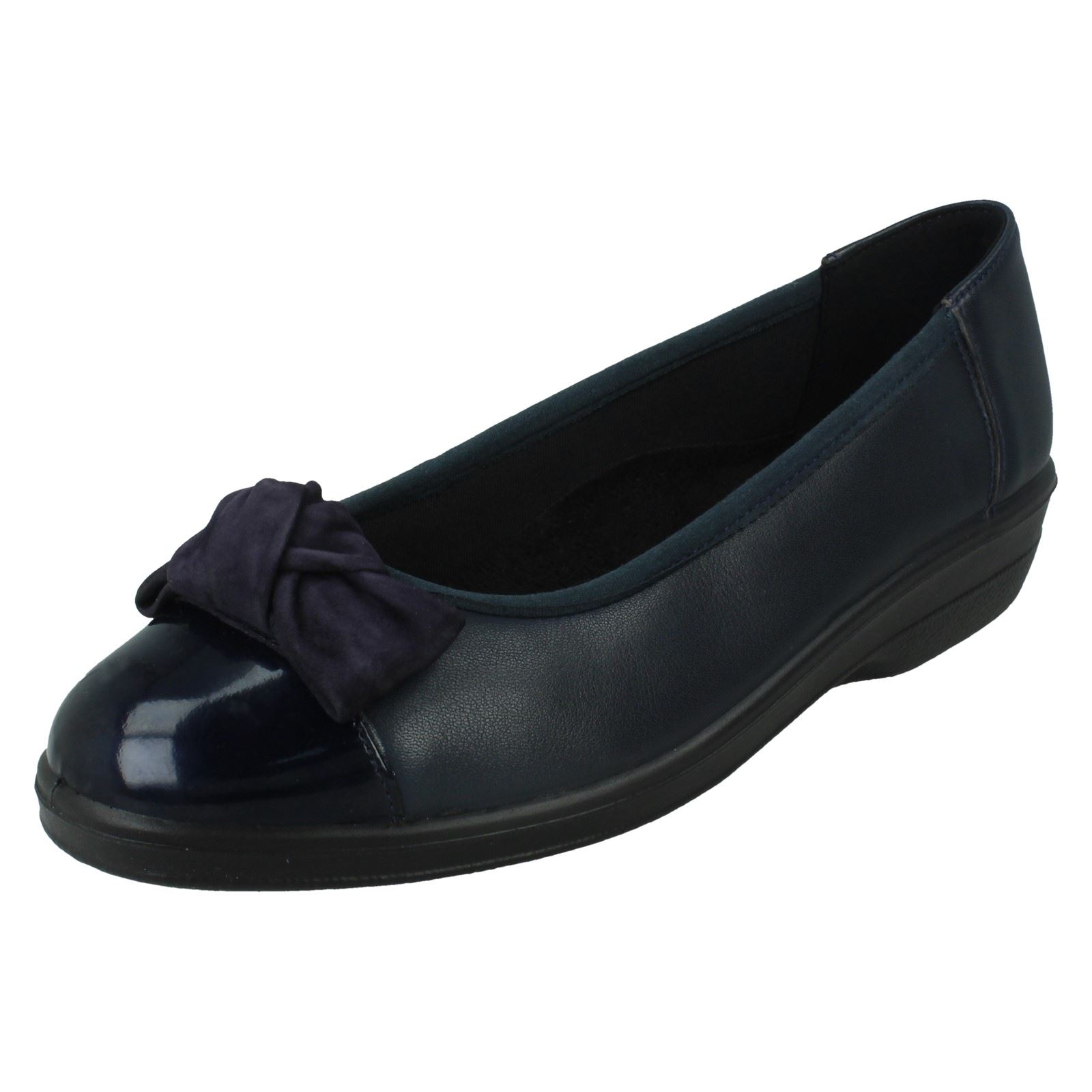 Ladies Padders Slip On Wedge Shoes Orient - Picture 20 of 28
