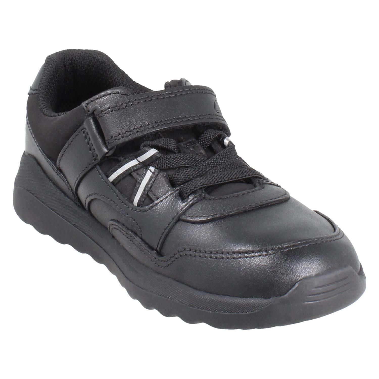 Jungen Clarks Leather Fußball Inspiriert Schulschuhe Mit Charm *DAZE KICK* - Bild 8 von 10