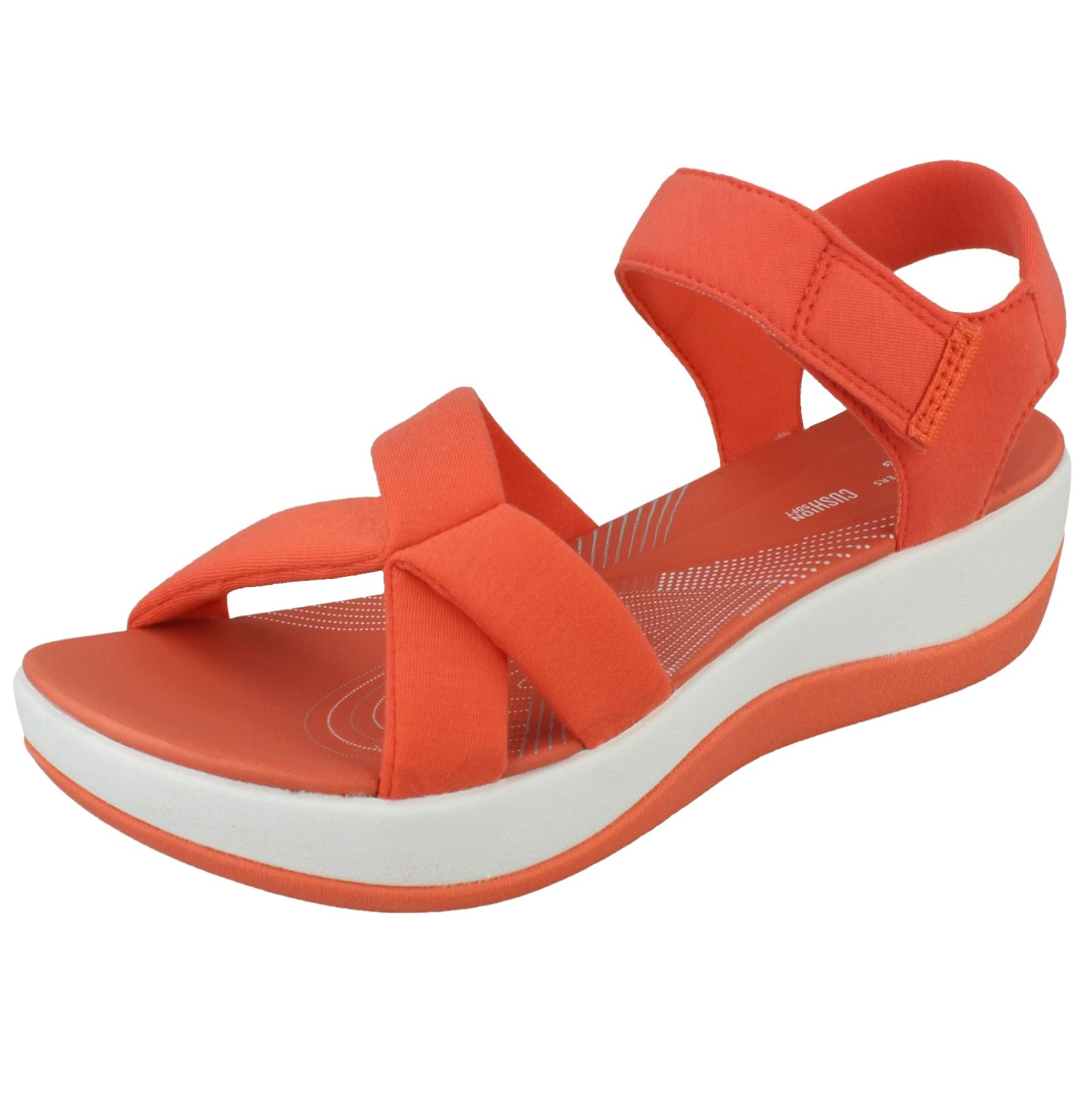 Casual Zeppa Bassa Slip On Caviglia Cinghia Sandali Sintetici Arla donna