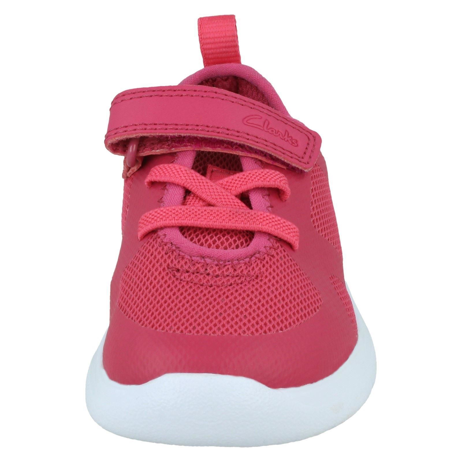 Childrens Unisex Girls Boys Clarks Casual Trainers *Ath Flux* - Picture 59 of 64