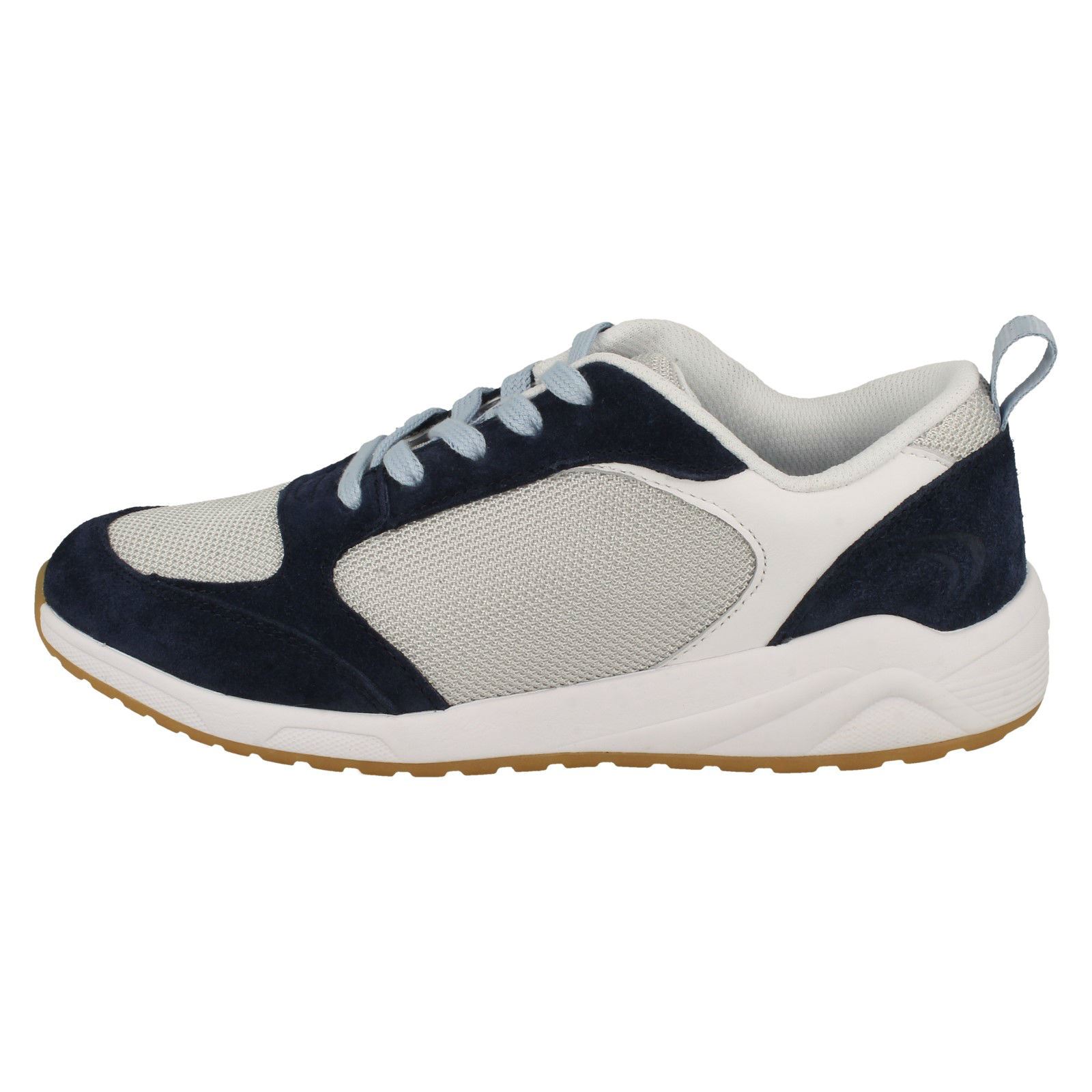 Childrens Clarks Unisex Casual Lace Up Trainers Aeon Flex Y - Picture 3 of 10