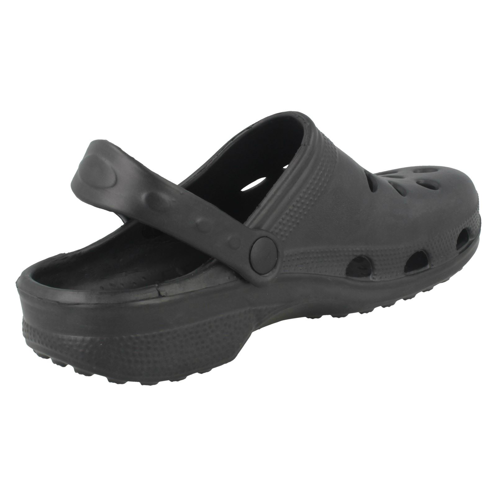 Childrens Unisex Spot On Clogs With Ankle Strap - Picture 10 of 28